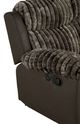 Furniture of America® Dionysus Brown Manual Glider Recliner-3