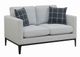 Coaster® Apperson Light Grey Cushioned Back Loveseat-0