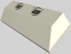 Vent-A-Hood® 66" Biscuit Wall Mounted Liner Insert-4