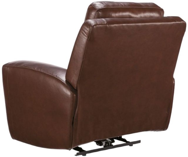 Signature Design by Ashley® Momentum Moves Mahogany Power Recliner with Adjustable Headrest-2
