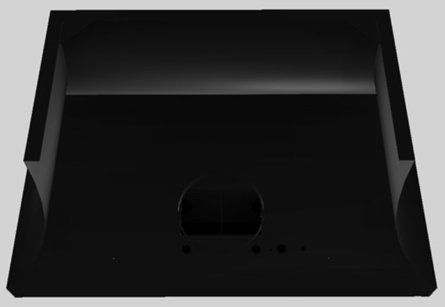 Vent-A-Hood® Designer Series 42" Black Wall Mounted Range Hood-2