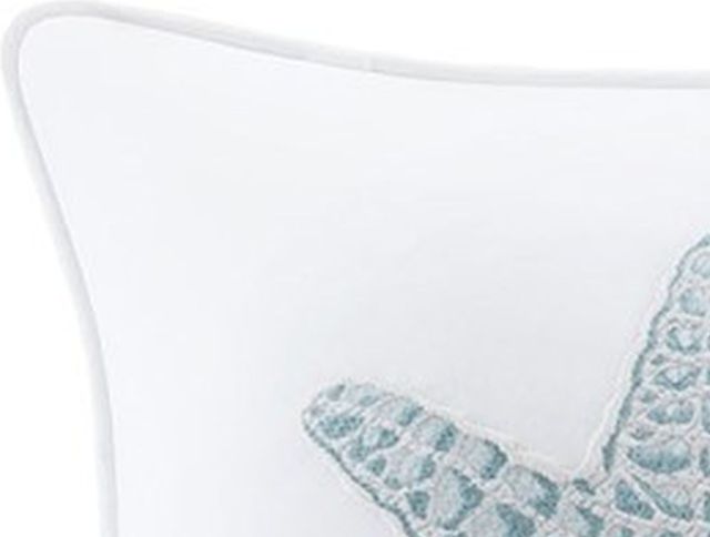 Olliix by Harbor House White Maya Bay Square Pillow-1