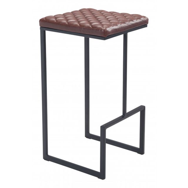 Zuo® Modern Element Brown Bar Stool-0