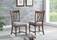 Flexsteel® Plymouth 2-Piece Distressed Medium Brown/Gray Upholstered Dining Chair Set-1