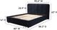 Moe's Home Collection Samara Blue King Bed-2