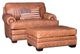 Mayo Customizable 1187L Leather Ottoman-1