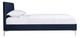 Mazin Furniture Melina Navy Blue Full Upholstered Platform Bed-2