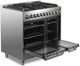 Verona® Ultima 36" Stainless Steel Double Oven Freestanding Gas Range with 5 Brass Burners-5