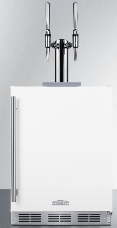 Summit® Commercial 24" White Built In Nitro-Infused Coffee Kegerator-0