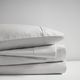 Olliix by Madison Park Light Grey King 600 Thread Count 100% Pima Cotton Sheet Set-1