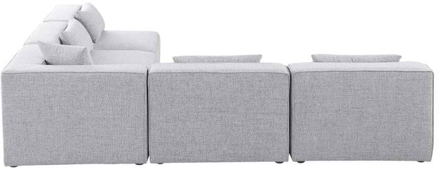 Meridian Furniture Cube 5-Piece Grey Modular Sectional Set-1