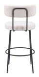 Zuo® Modern Blanca Ivory Barstool-2