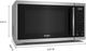 Whirlpool® 1.0 Cu. Ft. Stainless Steel All-In-One Multifunctional Countertop Microwave With Air Fry-4