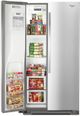 Whirlpool® 20.0 Cu. Ft. Side-By-Side Refrigerator-Monochromatic Stainless Steel-2
