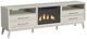Elements International Westland Almond 82" TV Console with Fireplace Insert-0