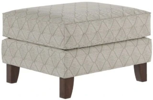 Fusion Furniture Urbina Burlap Gray Cocktail Ottoman-0