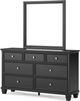 Signature Design by Ashley® Lanolee Black Dresser and Mirror-1