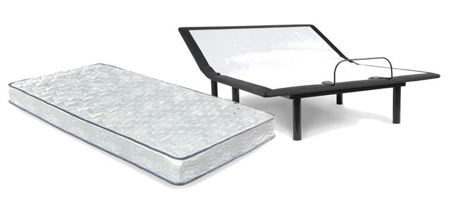 Sierra Sleep® by Ashley® Bonnell 2-Piece 6" Innerspring and Adjustable Base Queen Mattress Set-0