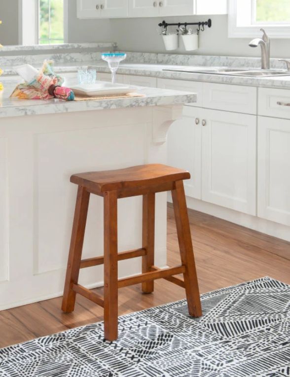 Powell® Beamon Honey Brown Counter Stool-1