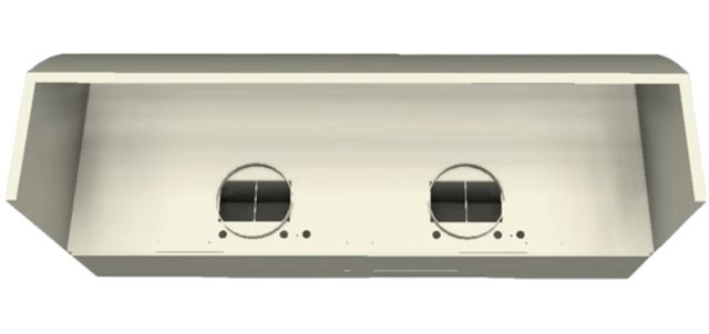 Vent-A-Hood® 60" Biscuit Wall Mounted Range Hood-3