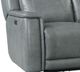Bassett® Furniture Conover Blue Gray Leather Wallsaver Power Recliner-1