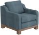 International Furniture Direct Samba Blue/Sand Drift Accent Chair-0