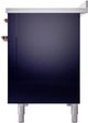 Ilve® Nostalgie II Noblesse 48'' Midnight Blue Pro Style Induction Range with Copper Trim-3