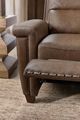 Hooker® Furniture Ready-Made Upholstery Julian Rowe Chocolate Power Reclining Sofa with Power Headrest-4