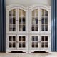 Liberty Furniture Magnolia Manor 2-Piece Antique White Display Cabinet-1