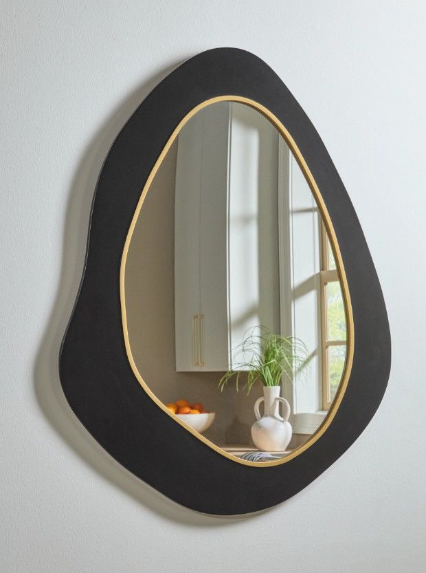 Signature Design by Ashley® Kierlock Black/Gold Accent Mirror-4