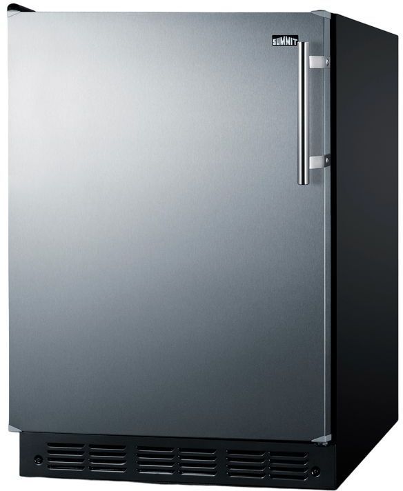 Summit® 4.9 Cu. Ft. Stainless Steel Under The Counter Refrigerator -2