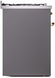 Ilve® Nostalgie II Series 30" Graphite Matte Pro Style Dual Fuel Range-4
