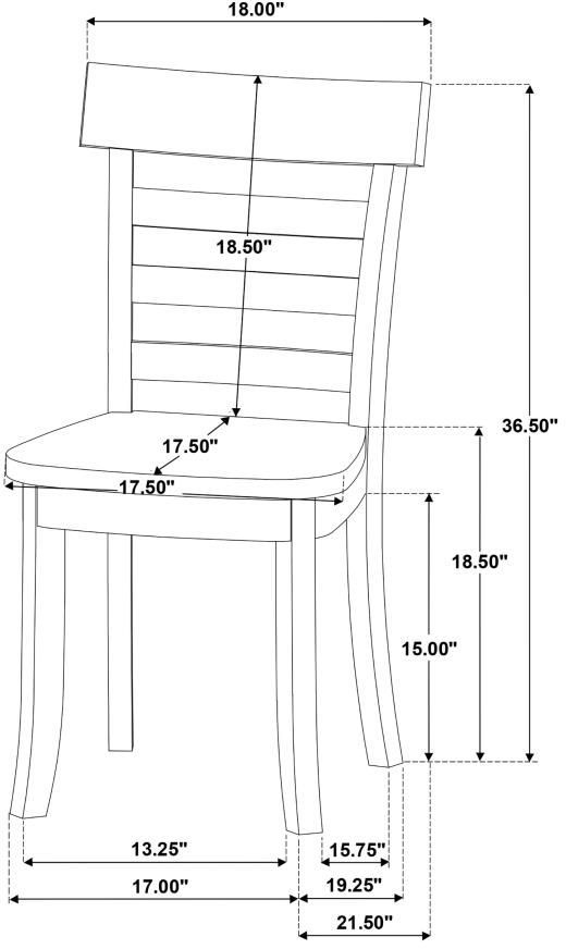 Coaster® Orrison 2-Piece Linen Dining Side Chair Set-2