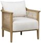 Dovetail Furniture Miera Natural/Off White Occasional Chair-0