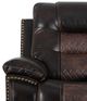 American Wholesale Furniture Commander Brown Manual Glider Recliner-1