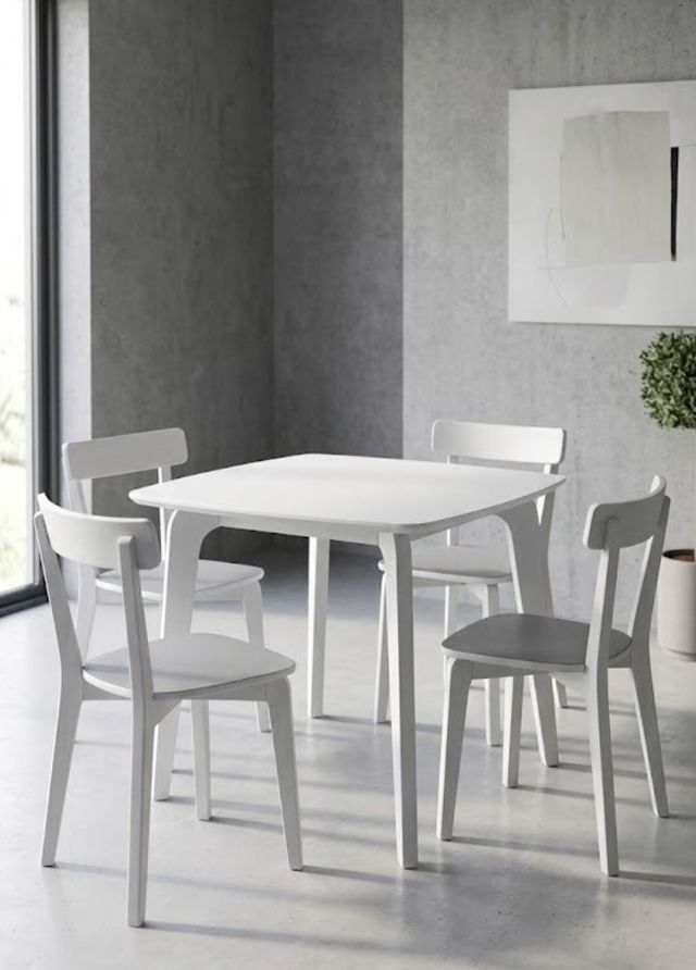 Bernards Keely 5-Piece White Set-1