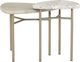A.R.T. Furniture® Cotiere 2-Piece Terrazzo Stone Bunching End Table with Bronze Legs -3