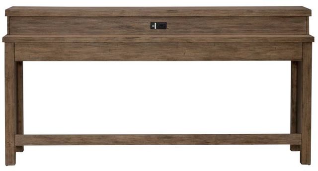 Liberty Furniture Pinebrook Ridge Weathered Toffee Console Bar Table-1