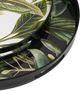 A & B Home 2-Piece Black/Green Botanical Decorative Trays-3