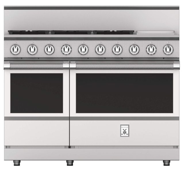 Hestan 48" Custom Color 5-Burner Gas Range with Griddle-1