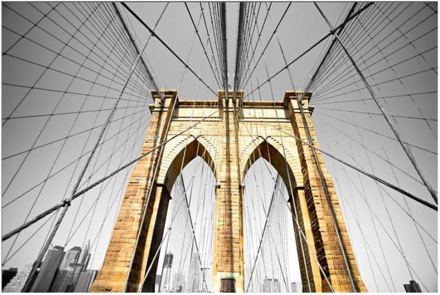 Classy Living Brooklyn Bridge Wall Art-0
