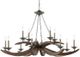 Currey & Company Whitlow Antique Galvanized Chandelier-0