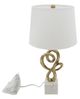A & B Home Gold/White Vintage Table Lamp-2