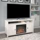 Ameriwood Home Farmington Ivory Oak 60'' Electric Fireplace Media Console-3