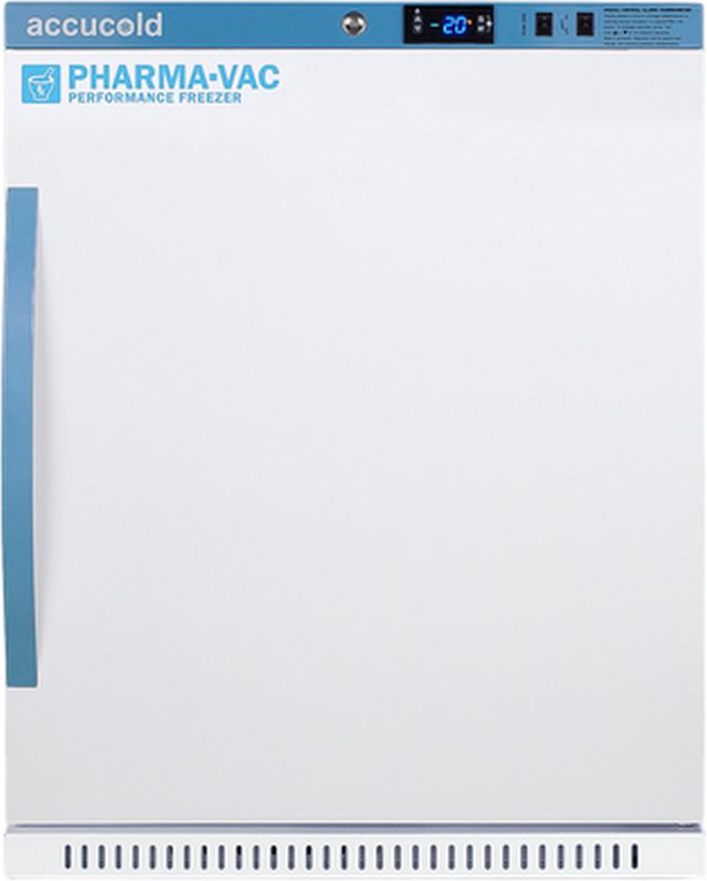 Accucold® Pharma-Vac Performance Series 24" 4.0 Cu. Ft. White Undercounter Freezer-0