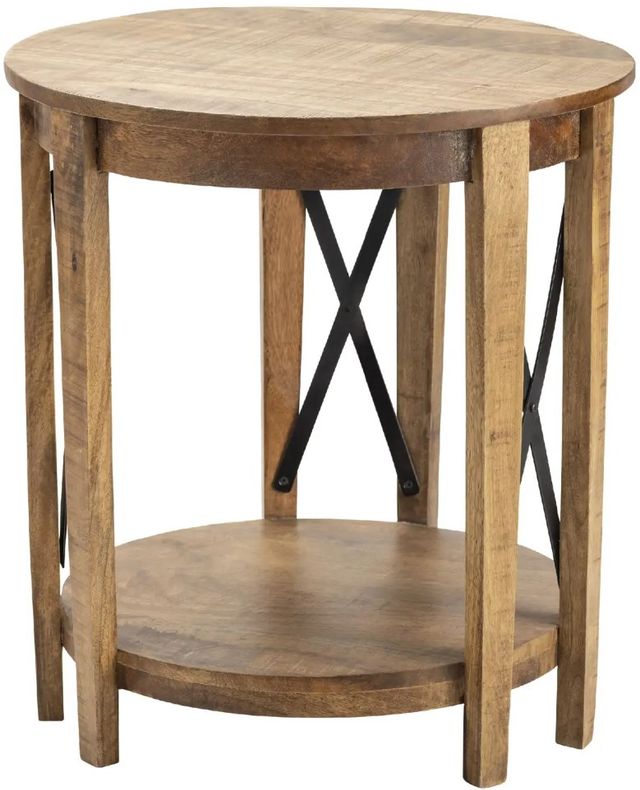 Crestview Collection Sutton Brown End Table-0