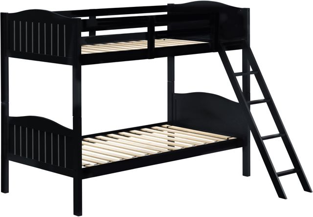 Coaster® Arlo Black Twin/Twin Bunk Bed-0