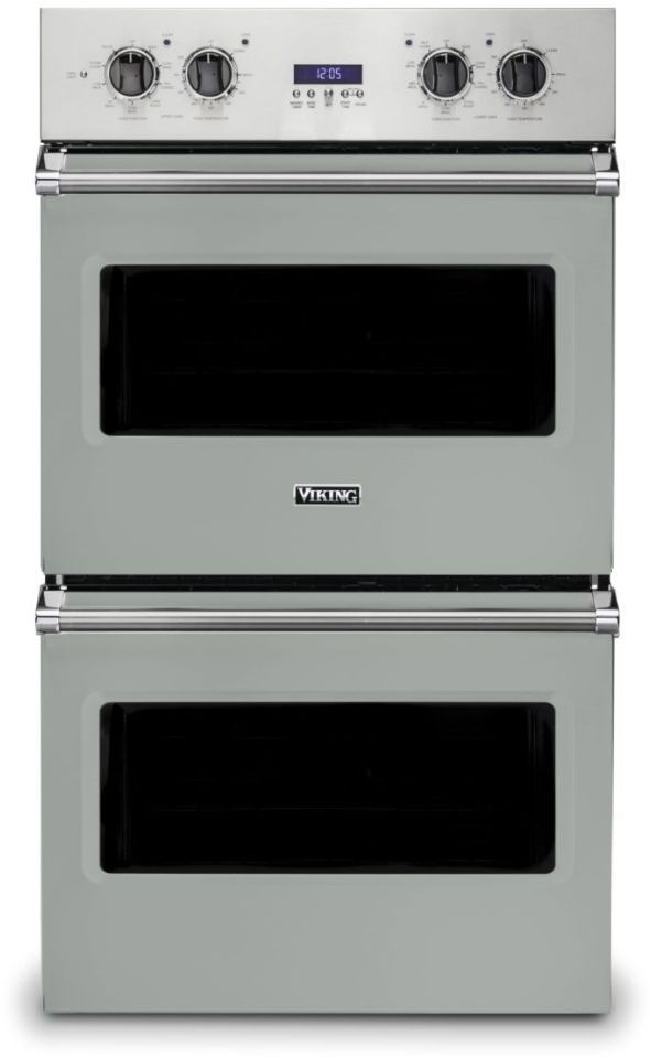 Viking® 5 Series 30" Arctic Grey Professional Built In Double Electric Select Wall Oven-0