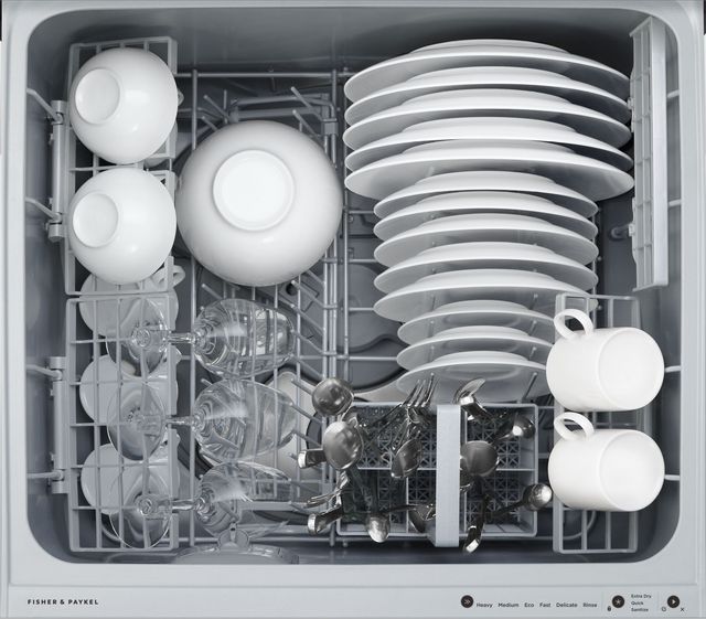 Fisher & Paykel Series 9 24" Panel Ready Integrated Single DishDrawer™ dishwasher-1