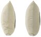A & B Home Dashiell 2-Piece Gray/White 18"x18" Throw Pillow Set-4